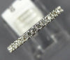 ESTATE .24CT DIAMOND 14KT WHITE GOLD SEMI ETERNITY COMFORT FIT ANNIVERSARY RING