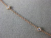 ESTATE .88CT DIAMOND & AAA MORGANITE 14KT ROSE GOLD CLASSIC BY THE YARD NECKLACE