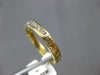 ESTATE .40CT DIAMOND 14KT YELLOW GOLD 10 STONE CHANNEL FILIGREE ANNIVERSARY RING