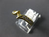 ESTATE .37CT DIAMOND 14KT YELLOW GOLD 3D WAVE SEMI MOUNT ENGAGEMENT RING #15826