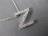 .32CT ROUND DIAMOND 14KT WHITE GOLD CLASSIC INITIAL FLOATING PENDANT #18296