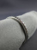 ESTATE .19CT DIAMOND 18KT WHITE GOLD 3D CLASSIC SEMI ETERNITY ANNIVERSARY RING
