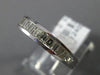 ESTATE .91CT DIAMOND 18K WHITE GOLD 3D BAGUETTE CHANNEL WEDDING ANNIVERSARY RING
