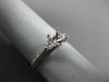 ESTATE .39CT DIAMOND 18KT TWO TONE GOLD 3 STONE HEART SEMI MOUNT ENGAGEMENT RING