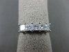 ESTATE 1.04CT PRINCESS DIAMOND 14KT WHITE GOLD FIVE STONE ANNIVERSARY RING #1625