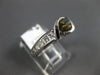 ESTATE .65CT DIAMOND 14KT WHITE GOLD SEMI BEZEL SEMI MOUNT ENGAGEMENT RING #5953