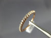 ESTATE .18CT DIAMOND 14KT ROSE GOLD SHARED PRONG SEMI ETERNITY ANNIVERSARY RING