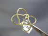 ESTATE WIDE .29CT DIAMOND 18K YELLOW GOLD CLASSIC STAR FLOWER INFINITY LOVE RING