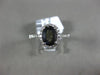 ESTATE 1.99CT DIAMOND & AAA ALEXANDRITE 14K WHITE GOLD OVAL HALO ENGAGEMENT RING