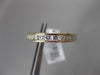 ESTATE 1.10CT ROUND DIAMOND 14KT YELLOW GOLD CHANNEL ETERNITY WEDDING RING BAND