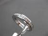 ESTATE 1.45CT DIAMOND 14KT WHITE GOLD PRINCESS CUT CHANNEL ETERNITY RING 3mm