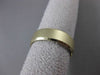 ESTATE 14KT YELLOW GOLD MATTE & SHINY CLASSIC WEDDING BAND RING 6mm WIDE #23176