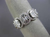 ESTATE LARGE 1.96CT DIAMOND 18KT WHITE GOLD 3D ETERNITY WEDDING ANNIVERSARY RING