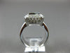 LARGE 1.0CT WHITE & BLUE DIAMOND 14K WHITE GOLD ROUND & PRINCESS FRIENDSHIP RING