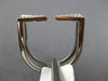 ESTATE .15CT DIAMOND 18KT WHITE GOLD 3D CLASSIC TRIANGULAR TENSION FUN LOVE RING