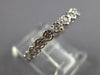 ESTATE .40CT DIAMOND 14KT WHITE GOLD 3D ETERNITY ANNIVERSARY WEDDING RING #26487