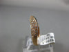 ESTATE .40CT WHITE & CHOCOLATE FANCY DIAMONDS 14KT ROSE GOLD 3D WAVE LOVE RING