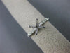 ESTATE .19CT DIAMOND 14KT WHITE GOLD 3D SEMI ETERNITY SEMI MOUNT ENGAGEMENT RING