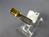 ESTATE .67CT DIAMOND 14KT 2 TONE GOLD 3D ROUND SEMI MOUNT ENGAGEMENT RING #4866
