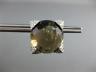 ESTATE EXTRA LARGE 11.78CT DIAMOND & AAA SMOKEY TOPAZ 18K WHITE GOLD 3D EARRINGS
