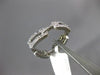 ESTATE 1.0CT DIAMOND 14KT WHITE GOLD 3D LINK RECTANGULAR FLEXIBLE ETERNITY RING