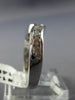 ESTATE .50CT DIAMOND 14KT WHITE GOLD V SHAPE CHANNEL ANNIVERSARY RING #14509