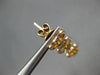 ESTATE 3.58CT WHITE & FANCY YELLOW DIAMOND 18K ROSE GOLD 3D MULTI HEART EARRINGS