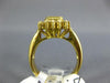 1.12CT DIAMOND & AAA EMERALD 18KT YELLOW GOLD SQUARE HALO BEZEL ENGAGEMENT RING
