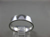 ESTATE 14KT WHITE GOLD 3D 5MM SOLID COMFORT FIT WEDDING ANNIVERSARY RING #24638