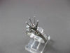 1.60CT DIAMOND 14K WHITE GOLD 3D PRINESS ROUND SEMI MOUNT ENGAGEMENT RING #18585
