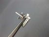 ESTATE LARGE 1.44CT DIAMOND 18KT WHITE GOLD CLASSIC DOUBLE WAVE CLIP ON EARRINGS