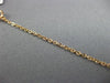 ESTATE LARGE & LONG AAA MULTIGEM 14KT ROSE GOLD EXTRA FACET BY THE YARD NECKLACE