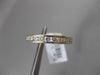 ESTATE 1.10CT ROUND DIAMOND 14KT YELLOW GOLD CHANNEL ETERNITY WEDDING RING BAND