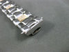 ESTATE WIDE & LONG 1.05CT DIAMOND 14KT WHITE & ROSE GOLD INTERTWINING BRACELET