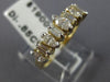 ESTATE .85CT DIAMOND 14KT YELLOW GOLD MARQUISE & BAGUETTE ANNIVERSARY RING #6898