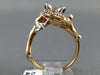 ESTATE LARGE 1.20CT DIAMOND & AAA RUBY 18KT ROSE GOLD 3D ETOILE HAPPY FROG RING