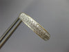 ESTATE LARGE 1.0CT DIAMOND 14KT 2 TONE GOLD 3D CLASSIC 3 ROW OVAL HOOP EARRINGS