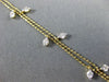 ESTATE .50CT DIAMOND 14KT YELLOW GOLD CLASSIC BY THE YARD FLOATING LOVE NECKLACE