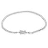 ESTATE .85CT ROUND DIAMOND 14KT WHITE GOLD 3D FOUR PRONG CLASSIC TENNIS BRACELET