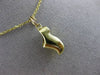 ESTATE SMALL 14K YELLOW GOLD CLOG BABY ELF CHARM FLOATING PENDANT & CHAIN #25240