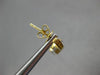 ESTATE .58CT WHITE & FANCY YELLOW DIAMOND 18KT YELLOW GOLD 3D SQUARE EARRINGS