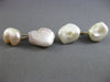 ANTIQUE LARGE PEARL 14K YELLOW GOLD 3D CLASSIC BAROQUE DOUBLE SIDED CUFFLINKS