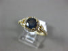 ESTATE 1.22CT DIAMOND & AAA ALEXANDRITE 14K YELLOW GOLD FILIGREE ENGAGEMENT RING