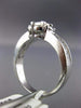 ESTATE 1.50CT DIAMOND 14KT WHITE GOLD 3D MULTI SHAPE FLOWER FRIENDSHIP LOVE RING