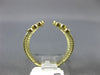 ESTATE LARGE .35CT DIAMOND 14K YELLOW GOLD 3D CLASSIC FLOWER FRIENDSHIP FUN RING