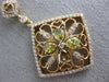 ESTATE LARGE 1.43CT MULTI COLOR FANCY DIAMOND 18K ROSE GOLD 3D FLOWER PENDANT