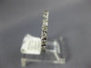 ESTATE .25CT DIAMOND 14KT WHITE GOLD CHANNEL BAR SEMI ETERNITY ANNIVERSARY RING