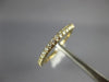 ESTATE .18CT DIAMOND 14K YELLOW GOLD SHARED PRONG SEMI ETERNITY ANNIVERSARY RING