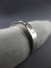 ESTATE .53CT DIAMOND 14KT WHITE GOLD 7 STONE CHANNEL ANNIVERSARY RING #15865