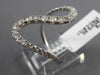 ESTATE LARGE .81CT DIAMOND 18KT WHITE GOLD 3D CLASSIC SWIRL JOURNEY LOVE RING